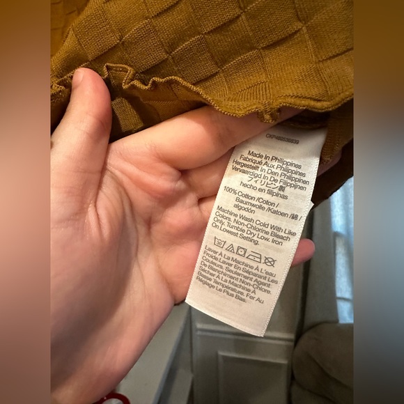 Madewell Chess Check Classic V-Neck Cardigan. Excellent condition. Size XS. - Picture 9 of 9